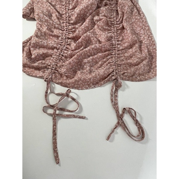 SHEIN Womens Dress SzM US 6 Adjustable Length Floral Print Spaghetti Straps - Picture 8 of 10